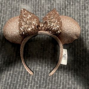 Disney Parks Rose Gold Minnie Ears